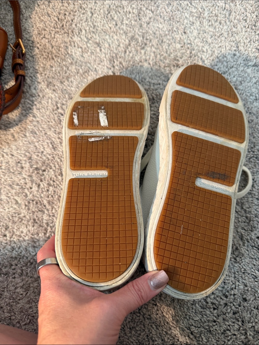 Tory Burch White Leather Ladybug Sneaker - Picture 6 of 6